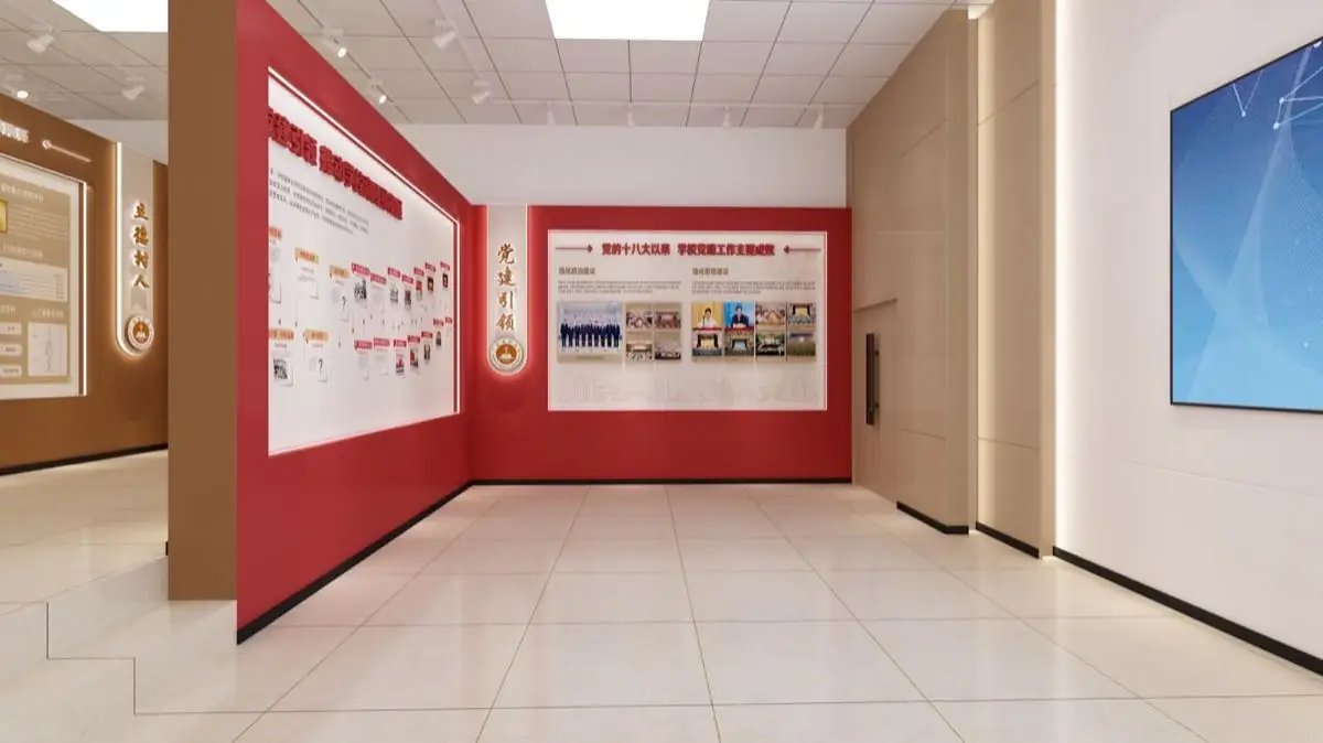 广西医科大学玉林校区发展成就展项目图像